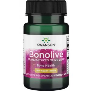 SWANSON Bonolive liść oliwny - Standardized Olive Leaf 250mg