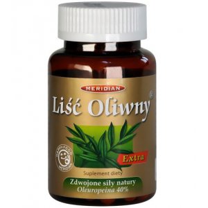 MERIDIAN Liść oliwny Extra (40% Oleuropeina) 400mg