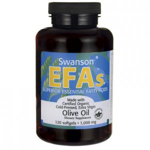 SWANSON Olive oil extra virgin (Olej z owoców oliwnych) 1000mg