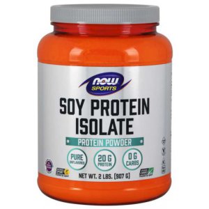 Now Foods Soy Protein Isolate, Unflavored - 907g (Izolat białka sojowego)