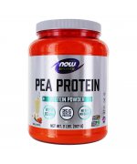 Now Foods Pea Protein, Vanilla Toffee - 907g (Izolat białka z grochu smak wanilia,toffi) - 907 g