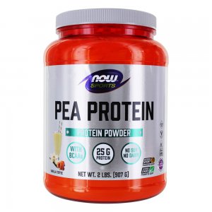 Now Foods Pea Protein, Vanilla Toffee - 907g (Izolat białka z grochu smak wanilia,toffi)