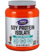 Now Foods Soy Protein Isolate, Chocolate - 907g (Izolat białka sojowego smak czekoladowy) - 907 g