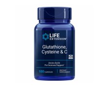 Life Extension L-Glutation + L-Cysteina + Witamina C 