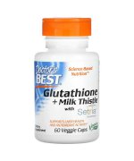 Doctor's Best Glutathione + Milk Thistle glutation + ostropest plamisty - 60 kapsułek 