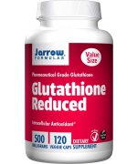 Jarrow Formulas Glutathione Reduced - Glutation 500mg - 120 kapsułek
