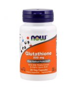 NOW FOODS Glutation + Ostropest Plamisty extract + Kwas alfa liponowy 500 / 100 / 50mg - 30 kapsułek