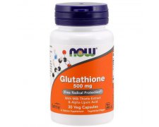 NOW FOODS Glutation + Ostropest Plamisty extract + Kwas alfa liponowy 500 / 100 / 50mg