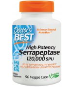Doctor's Best Serrapeptase, 120 000 SPU High Potency VEGE - 90 kapsułek