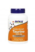 NOW FOODS Tauryna - Taurine 1000mg Double Strength - 100 kapsułek