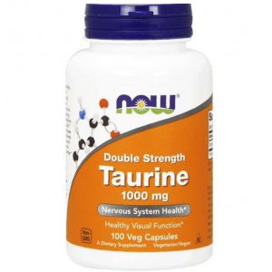 NOW FOODS Tauryna - Taurine 1000mg Double Strength