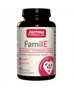 Jarrow Formulas Witamina E Famil-E - 60 miękkich kapsułek