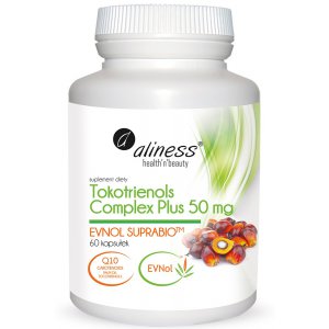 Aliness Tokotrienols Complex PLUS 50 mg EVNOL SUPRABIO Witamina E
