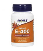 NOW Witamina E-400 Naturalna (Mix Tokoferoli) - 50 kapsułek