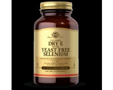 Solgar Dry Vitamin E with Yeast Free Selenium - Witamina E i Selen