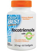 Doctor's Best Tokoferole -Tocotrienols, 50mg - 60 kapsułek