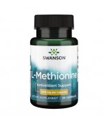 Swanson L-Methionina 500mg (metionina) - 30 kapsułek