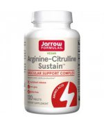 Jarrow Formulas Arginine-Citrulline Sustain - arginina, cytrulina - 120 tabletek