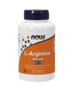 NOW FOODS L-Arginina 500mg - 100 kapsułek