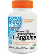 DOCTOR'S BEST L-Arginina 500mg - 120 tabletek