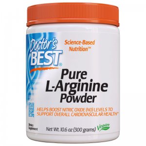 Doctor's Best Pure L-Arginine Powder - 300 grams (L-arginina)