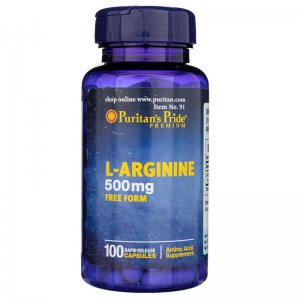 Puritan's Pride L-Arginina 500mg