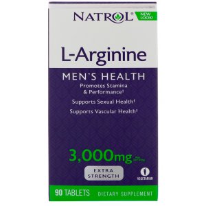 Natrol L-Arginine, 3000mg L-arginina