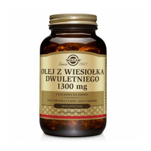 Solgar Olej z wiesiołka dwuletniego (Evening Primrose oil) 1300 mg 30 kapsułek