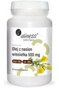 Aliness Olej z nasion wiesiołka 9% / 85% 500 mg - 90 miękkich kapsułek