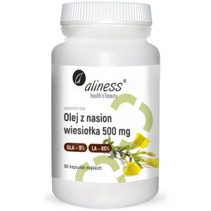Aliness Olej z nasion wiesiołka 9%/85% 500 mg