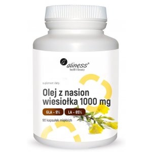 Aliness Olej z nasion wiesiołka 9% 1000 mg