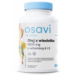 Osavi Olej z Wiesiołka z Witaminą A i E, 1800mg