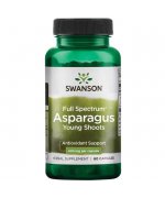 Swanson Full Spectrum Asparagus Young Shoots, 400mg Młode pędy szparagów - 60 kapsułek