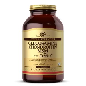 Solgar Glukozamina Chondroityna MSM z Ester-C
