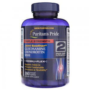 Puritan's Pride Glukozamina Chondroityna MSM 180 tabletek