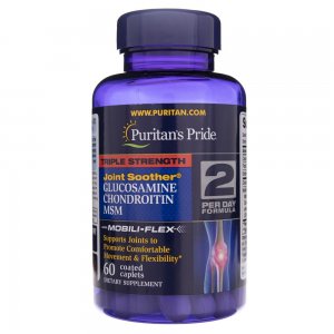 Puritan's Pride Glukozamina Chondroityna MSM 60 tabletek