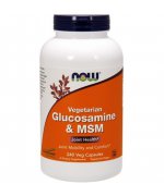 NOW FOODS Glukozamina & MSM wegetariańska - 240 kapsułek