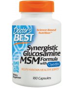 Doctor's Best Synergistic Glucosamine MSM Formula with OptiMSM - 180 kapsułek