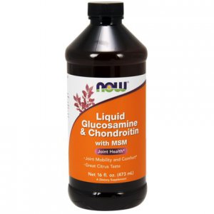 NOW FOODS Glukozamina Chondroityna MSM liquid 473ml