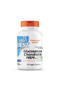 Doctor's Best Glucosamine Chondroitin MSM + UC-II Zdrowie stawów - 90 kapsułek