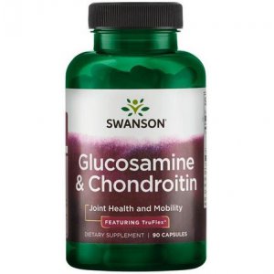 SWANSON Glukozamina,Chondroityna,MSM 125/100/50