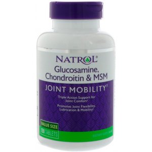 Natrol Glucosamine Chondroitin MSM - glukozamina, chondroityna, MSM