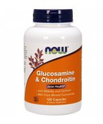 NOW Glukozamina Chondroityna Trace Mineral Concentrate - 120 kapsułek