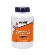 NOW FOODS Glucosamine & Chondroitin & MSM - 180 kapsułek