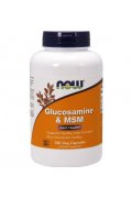 NOW FOODS Glukozamina MSM - 180 kapsułek