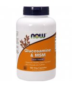 NOW FOODS Glukozamina MSM - 180 kapsułek