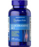 Puritan's Pride Glucosamine HCl - Chlorowodorek glukozaminy - 240 kapsułek