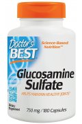 DOCTOR'S BEST Glukozamina - Glucosamine Sulfate 750mg - 180 kapsułek