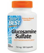 DOCTOR'S BEST Glukozamina - Glucosamine Sulfate 750mg - 180 kapsułek