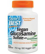 Doctor's Best Wegańska Glukozamina - Sulfate with GreenGrown, 750mg - 180 kapsułek